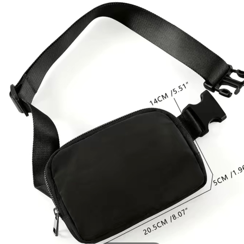 Black Fanny Pack Bag